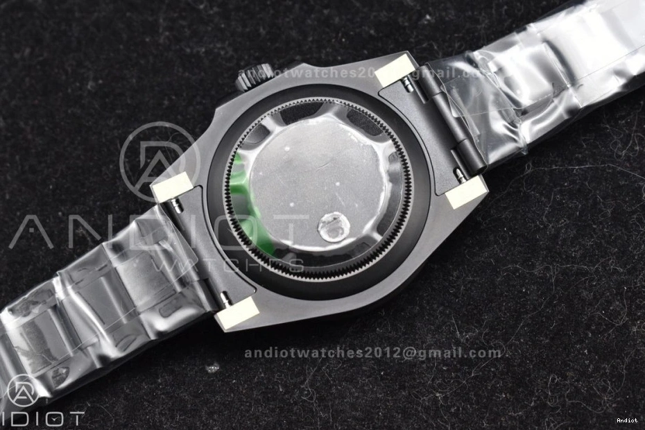 DLC DIW VS3135 on VSF Submariner DLC Blue Bracelet Sandblasted Edition 1:1 Best Dial Black 0129